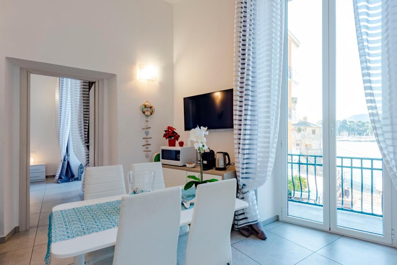 Alla Casa Rosa Al Mare- Centrale A Di Fronte Al Mare- Emozionante- Garage Privato Gratuito A 800 Mt- Aria Condizionata-Wifi Rapallo Eksteriør billede
